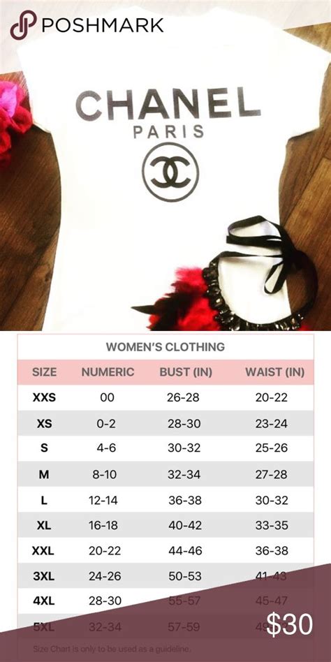 chanel ready to wear sizes